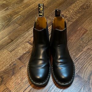 Black Dr. Martens Leather Boots